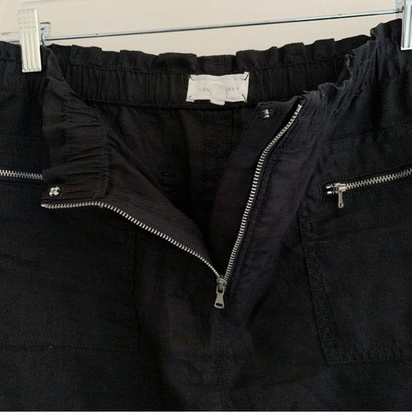 Lou & Grey Zip Front Linen Skirt - Picture 3 of 7